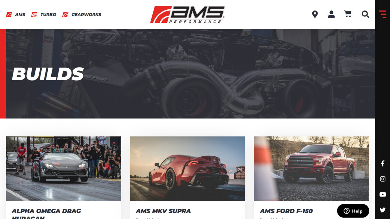 ams_performance_website_builds AMS Performance