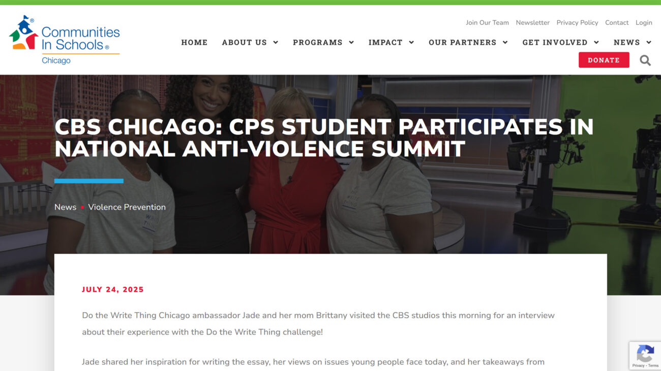 cis_chicago_website_news Communities in Schools of Chicago