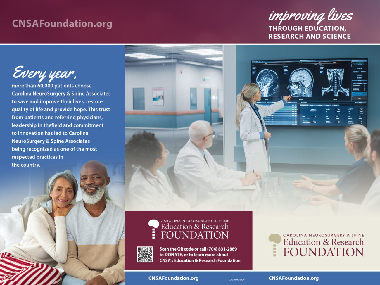 cnsa_foundation_brochure1 Carolina NeuroSurgery & Spine Associates