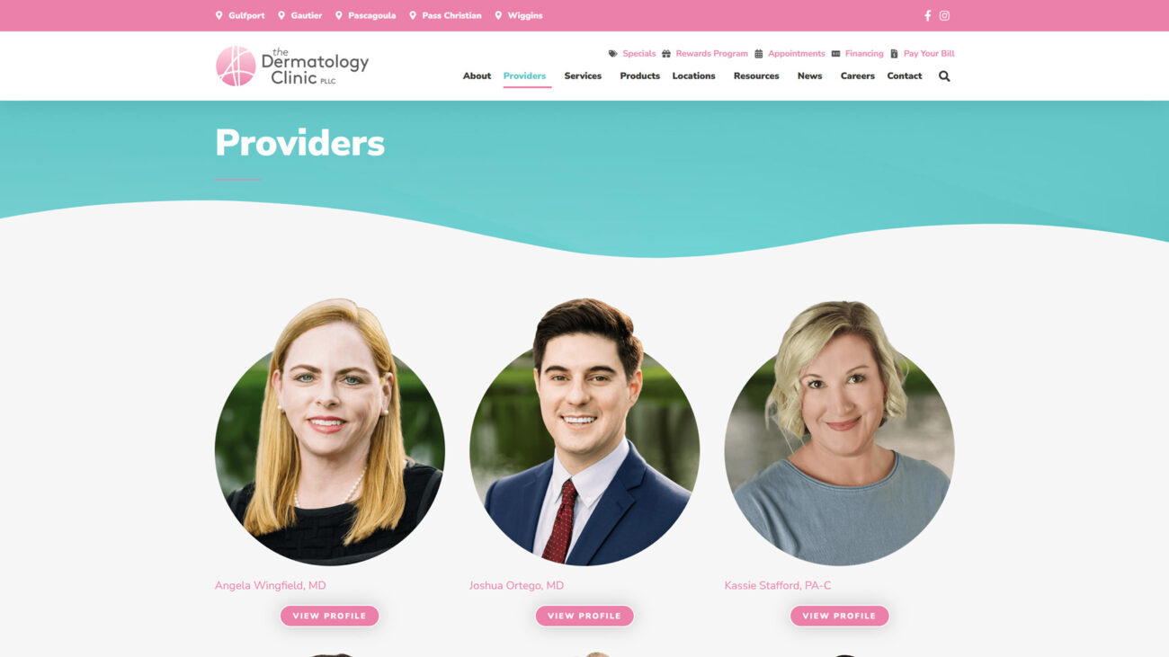 the_derm_clinic_website_providers The Dermatology Clinic